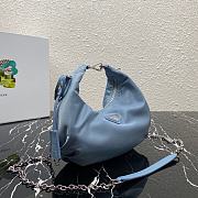 Prada Re-Edition 2006 Nylon Bag Blue 1BH172 24x16x7 cm - 6