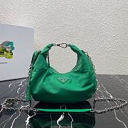 Prada Re-Edition 2006 Nylon Bag Green 1BH172 24x16x7 cm - 1