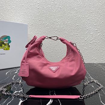 Prada Re-Edition 2006 Nylon Bag Pink 1BH172 24x16x7 cm