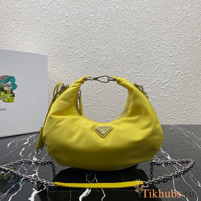 Prada Re-Edition 2006 Nylon Bag Yellow 1BH172 24x16x7 cm - 1