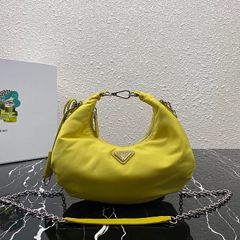 Prada Re-Edition 2006 Nylon Bag Yellow 1BH172 24x16x7 cm