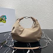 Prada Re-Edition 2006 Nylon Bag Beige 1BH172 24x16x7 cm - 3