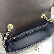 Chanel Flap Bag Smooth Leather Black AS2058 Size 23x15x7.5 cm - 4