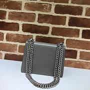 GUCCI Dionysus Leather Mini Bag Gray 421970 size 20 x 15.5 x 5 cm - 4