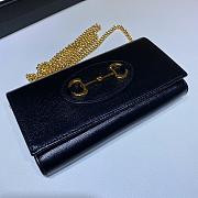 GUCCI Horsebit 1955 Zip Around Wallet Black 621888 Size 19 x 10 x 2.5 cm - 5