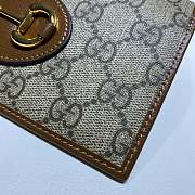 GUCCI Horsebit 1955 Zip Around Wallet PVC/Brown 621888 Size 19 x 10 x 2.5 cm - 6