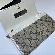 GUCCI Horsebit 1955 Zip Around Wallet Brown PVC/ Beige 621888 Size 19 x 10 x 2.5 cm - 4