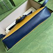 GUCCI Small Messenger Bag With Yellow/Blue Full Leather 648934 Size 23.5 x 17.5 x 5 cm - 6