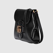 GUCCI Small Messenger Bag With Black Full Leather 648934 Size 23.5 x 17.5 x 5 cm - 4