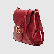 GUCCI Small Messenger Bag With Red Full Leather 648934 Size 23.5 x 17.5 x 5 cm - 5