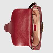 GUCCI Small Messenger Bag With Red Full Leather 648934 Size 23.5 x 17.5 x 5 cm - 3