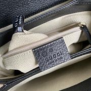 GUCCI Small Interlocking G Shoulder Bag Black 607720 Size 22 x 15 x 7 cm - 2