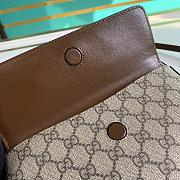 GUCCI Horsebit 1955 Small Gg Supreme Brown 645454 Size 22.5 x 17 x 6.5 cm - 2