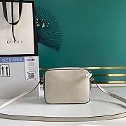 GUCCI Horsebit 1955 Small Gg Supreme Off-White Full Leather 645454 Size 22.5 x 17 x 6.5 cm - 5