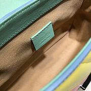 GG Marmont Mini Top Handle Bag Pale 583571 Size 21x15.5x8 cm - 3