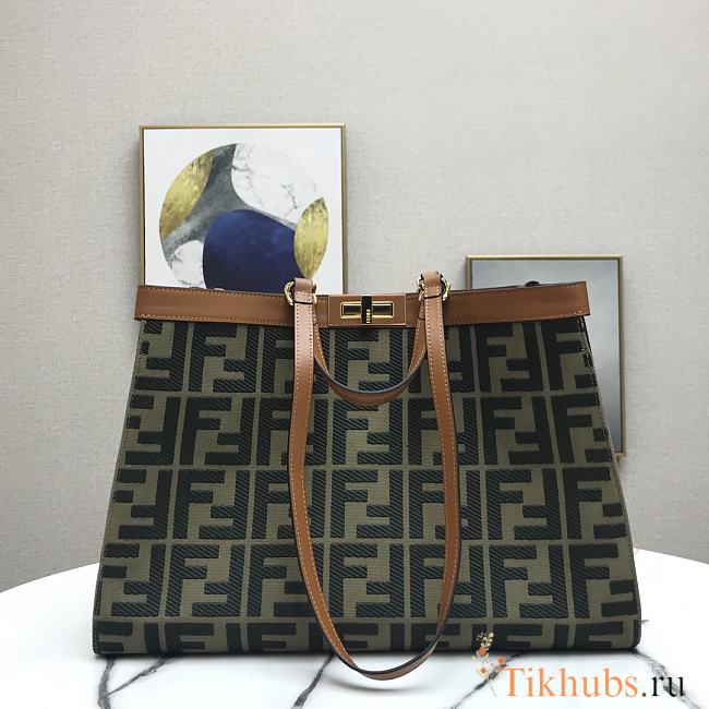 FENDI Medium Peekaboo X-Tote Handbag 889 Size 40 x 12 x 29 cm - 1