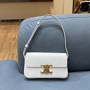 CELINE Arc De Triomphe Armpit Bag White BF4 Size 20 × 10 × 4 cm - 1