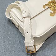 CELINE Arc De Triomphe Armpit Bag White BF4 Size 20 × 10 × 4 cm - 6