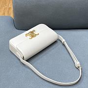 CELINE Arc De Triomphe Armpit Bag White BF4 Size 20 × 10 × 4 cm - 3