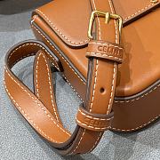 CELINE Arc De Triomphe Armpit Bag Caramel BF4 Size 20 × 10 × 4 cm - 4