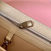 LV Capucines Small Handbag Apricot M55910 Size 27 x 21 x 10 cm - 3