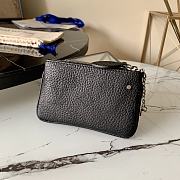 LV Key Pouch Black M69508 Size 13.8 x 9 x 1.5 cm - 3