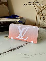 LV Zippy Wallet Nude Pink M80361 Size 19.5 X 10.5 X 2.5 cm - 1