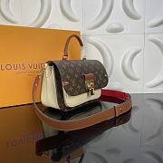 LOUIS VUITTON Message Bag White M44353 Size 26 x 19 x 9.5 cm - 5