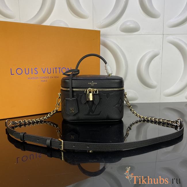 LV Vanity Small Handbag Black M45608 Size 19 x 13 x 11 cm - 1