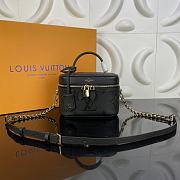 LV Vanity Small Handbag Black M45608 Size 19 x 13 x 11 cm - 1