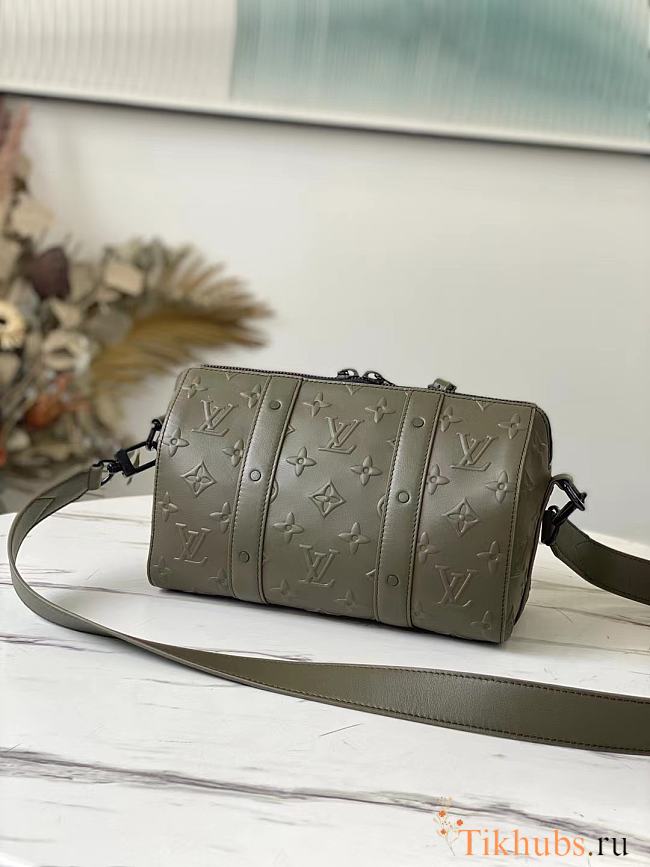 LV City Keepall Bag Army Green M57955 Size 27 x 17 x 13 cm - 1