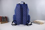 LV Cross Pattern OUTDOOR Backpack Blue M30419 Size 37 x 45 x 19 cm - 2