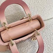 DIOR Lady Pink 6677 Size 20 × 16.5 × 8 cm - 6