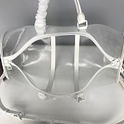 LV Transparent Travel Bag KEEPALL 50 (With Shoulder Strap) Size 50 x 29 x 23 cm - 5