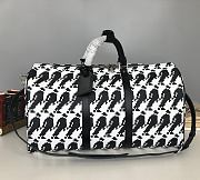 LV KEEPALL 45 Travel Bag M41418 Size 45 x 27 x 20 cm - 1