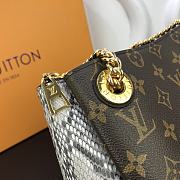 LV Surene BB Handbag Monogram Coated Canvas And Python Skin M43777 Size 24 x 17 x 11 cm - 5