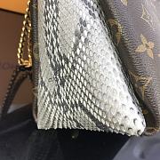 LV Surene BB Handbag Monogram Coated Canvas And Python Skin M43777 Size 24 x 17 x 11 cm - 6