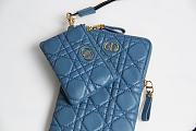 DIOR Crossbody Bag Blue 327 Size 18.5 x 12 x 7.5 cm - 1