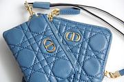 DIOR Crossbody Bag Blue 327 Size 18.5 x 12 x 7.5 cm - 6