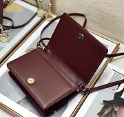 DIOR Lady Dior Clutch Red Wine 2261 Size 18 x 12 x 3 cm - 2