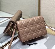 DIOR Lady Dior Clutch Pink 2261 Size 18 x 12 x 3 cm - 5