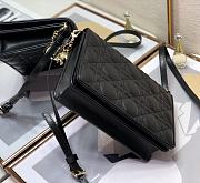DIOR Lady Dior Clutch Black 2261 Size 18 x 12 x 3 cm - 6