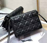 DIOR Lady Dior Clutch Black 2261 Size 18 x 12 x 3 cm - 2