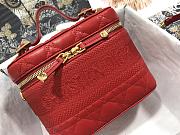 DIOR Handbag Red S5488 Size 18.5 x 13 x 10.5 cm - 4