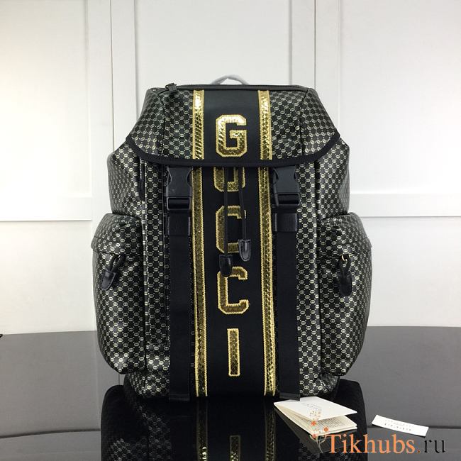 Gucci Dapper Dan Backpack Black 536413 Size 32 x 45 x 14 cm - 1