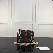 Gucci Sylvie Leather Mini Chain Bag Gram 431666 Size 19 x 14 x 7.5 cm - 4