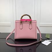 Gucci Diana Tote Bag Pink Leather 660195 Size 27 x 24 x 11 cm - 3