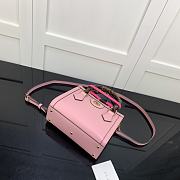 Gucci Diana Small Tote Bag Pink Leather 655661 Size 20 x 16 x 10 cm - 2