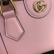 Gucci Diana Small Tote Bag Pink Leather 655661 Size 20 x 16 x 10 cm - 6