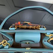 Gucci Diana Small Tote Bag Light Blue 655661 Size 20 x 16 x 10 cm - 6